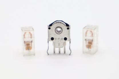 Huano Clear Shell White Dot with Encoder