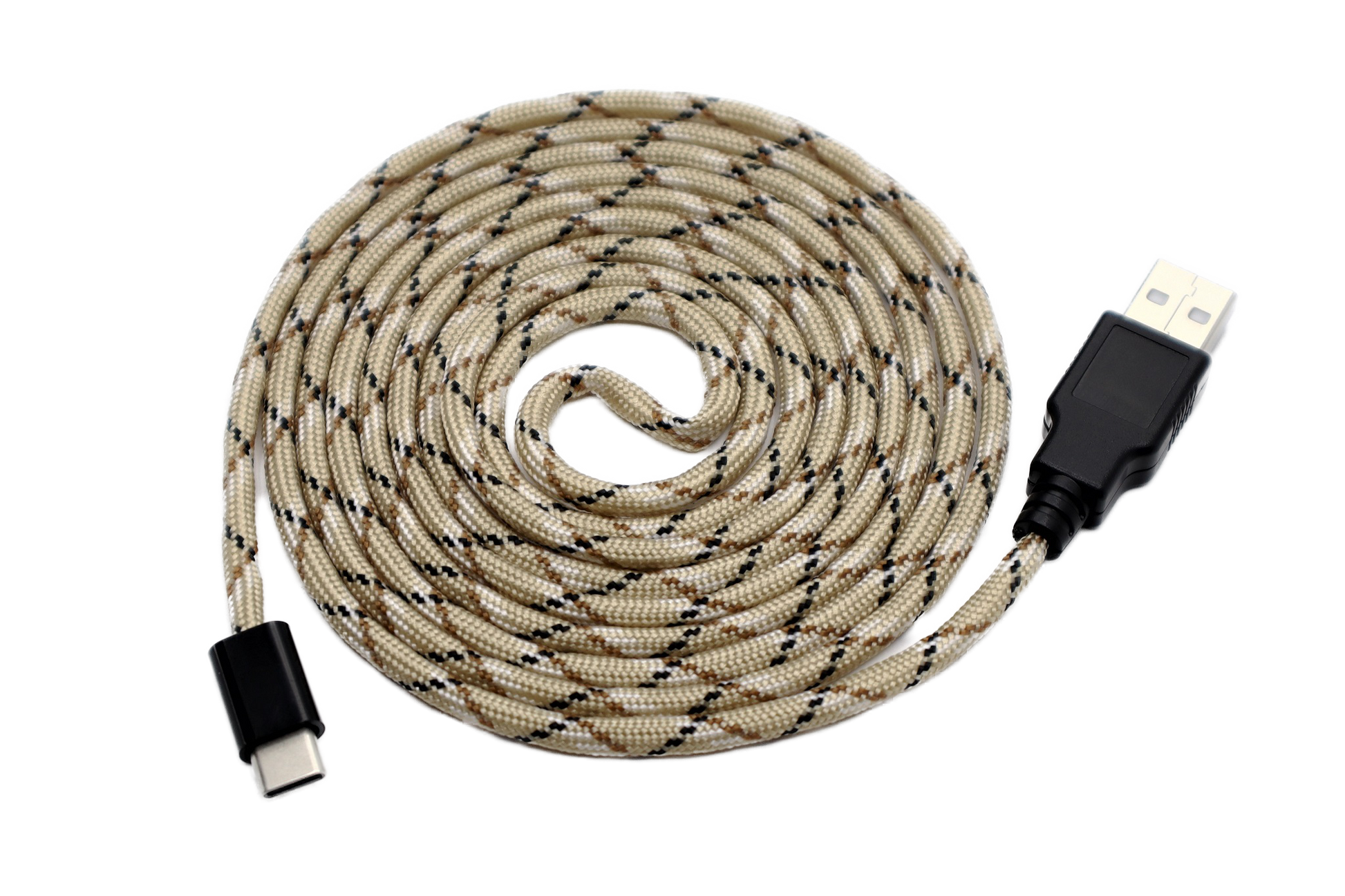 Desert Camo Paracord Mouse Cable USB C