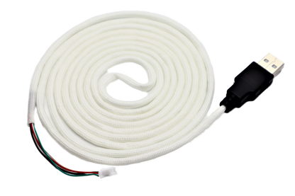 Kryptonite "Glow" Paracord Mouse Cable Black USB